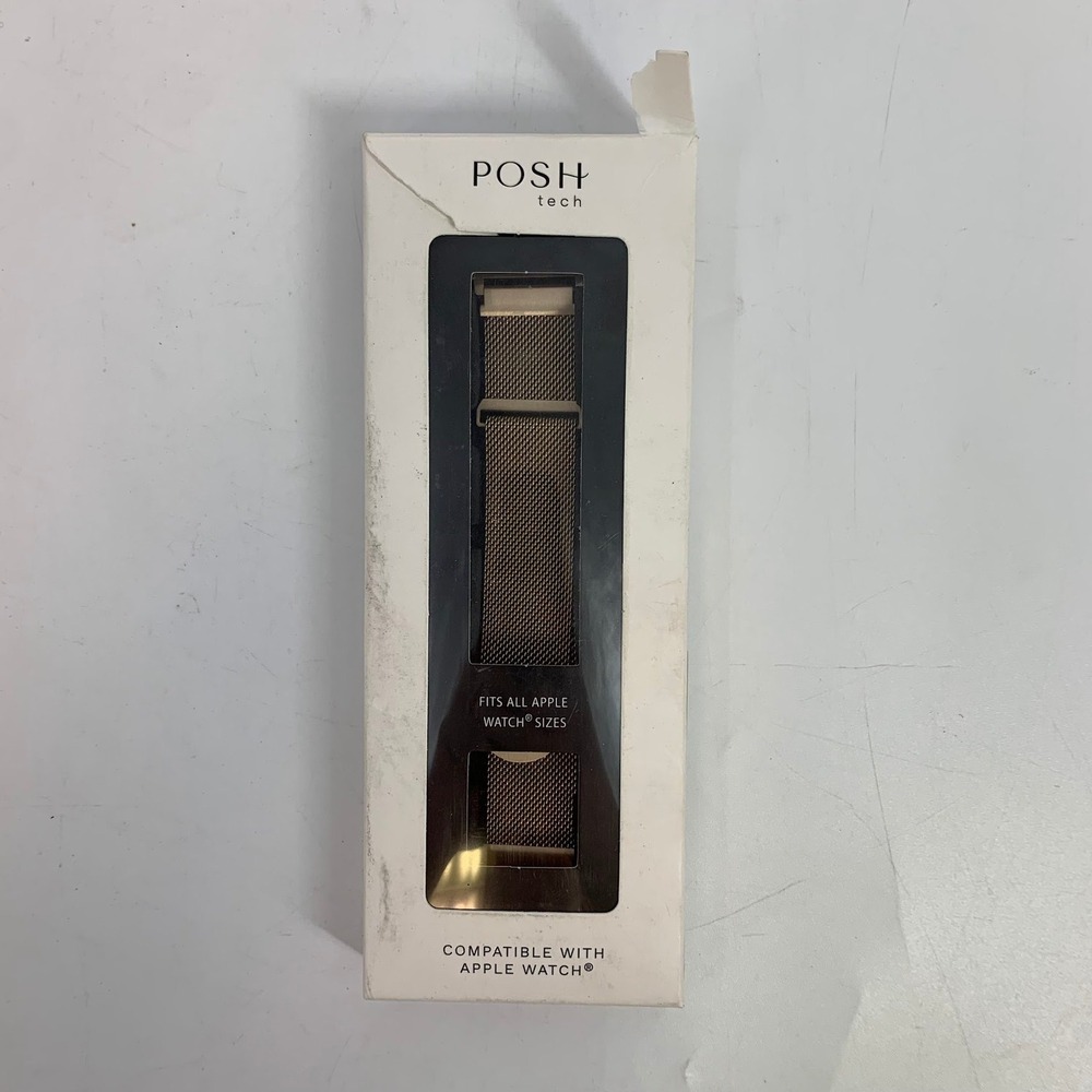 Posh Tech Apple Watch Band Infinity Metal Mesh Strap Fits All Sizes Gold